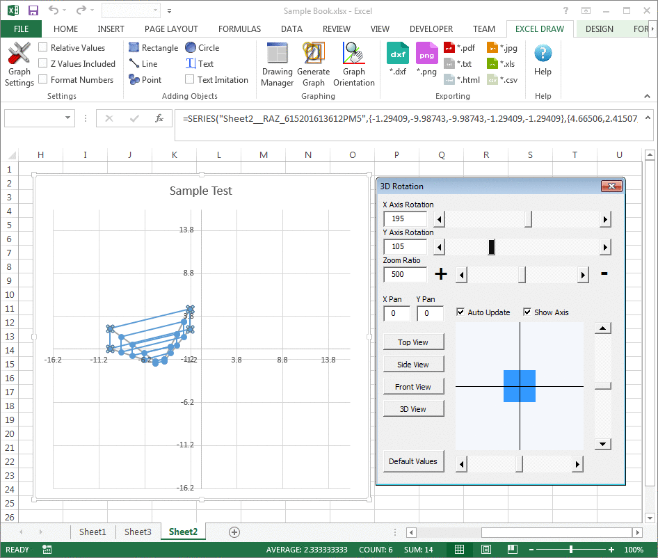 How to Graph XYZ Data in 3D Inside Microsoft Excel – Scatter Plots, Surface Graphs and Custom Macros