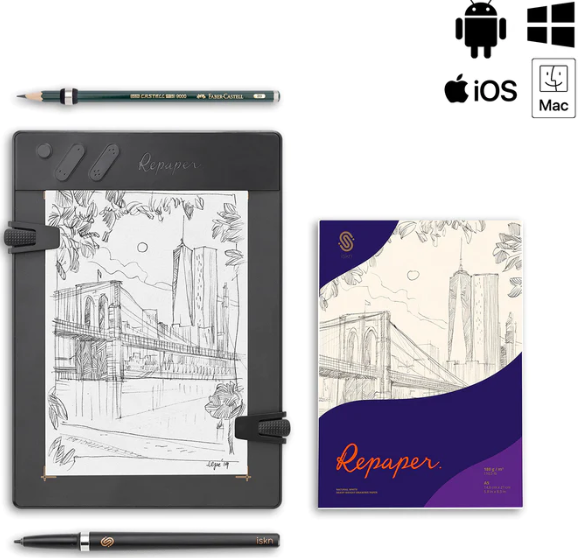 Repaper Review – Drawing Digitally with Paper